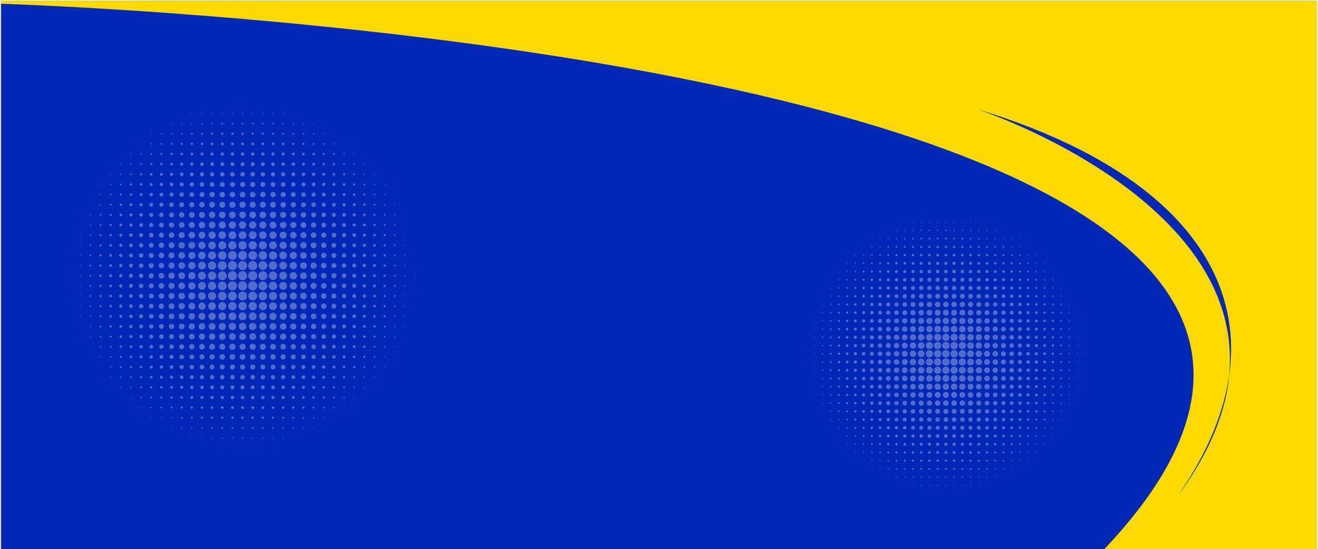 Abstract background modern hipster futuristic graphic, banner yellow and blue background vector