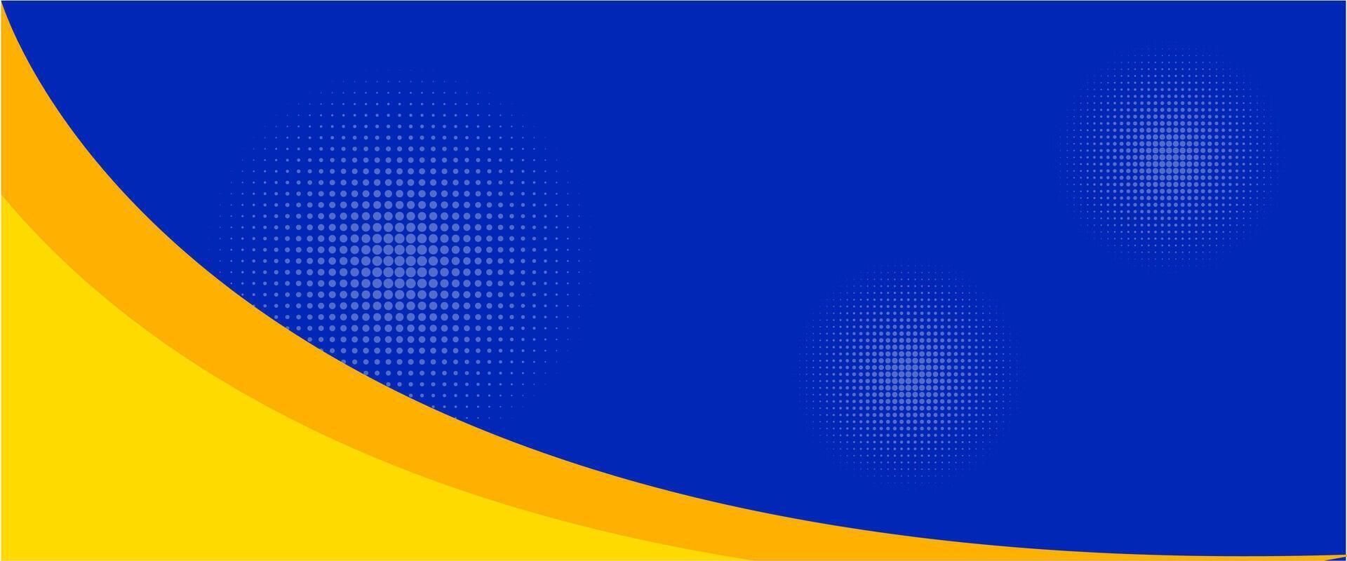 Abstract background modern hipster futuristic graphic, banner yellow and blue background vector