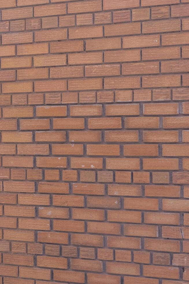 Tan brick wall photo