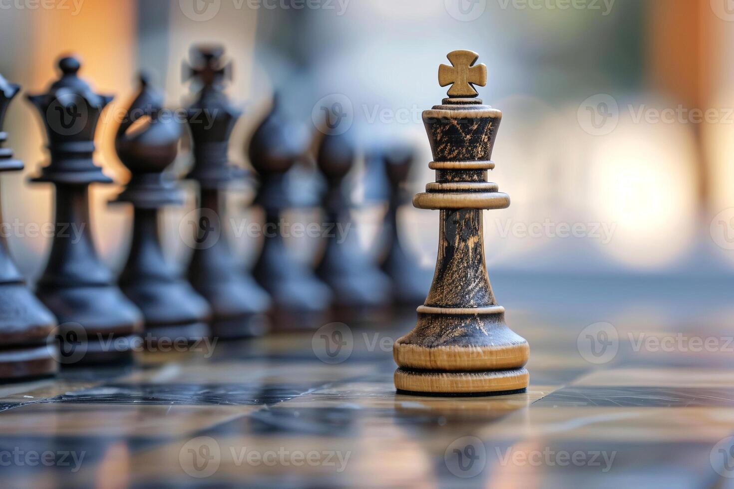 Teamwork strength, business leadership and the essence of confidence, Generated AI photo