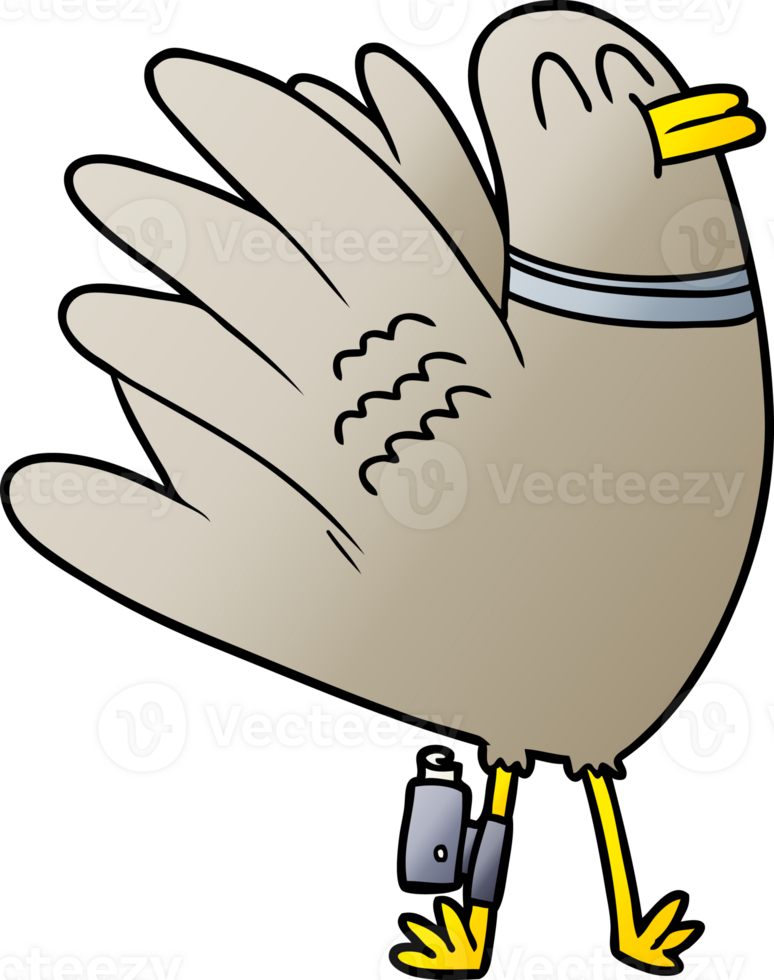 cartoon pigeon drawing png