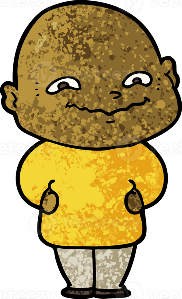 cartoon creepy guy drawing png