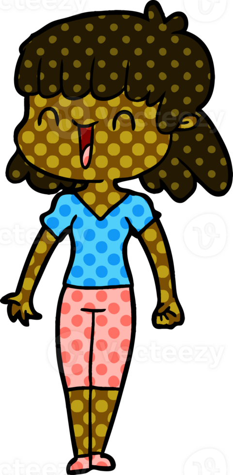 cartoon woman drawing png