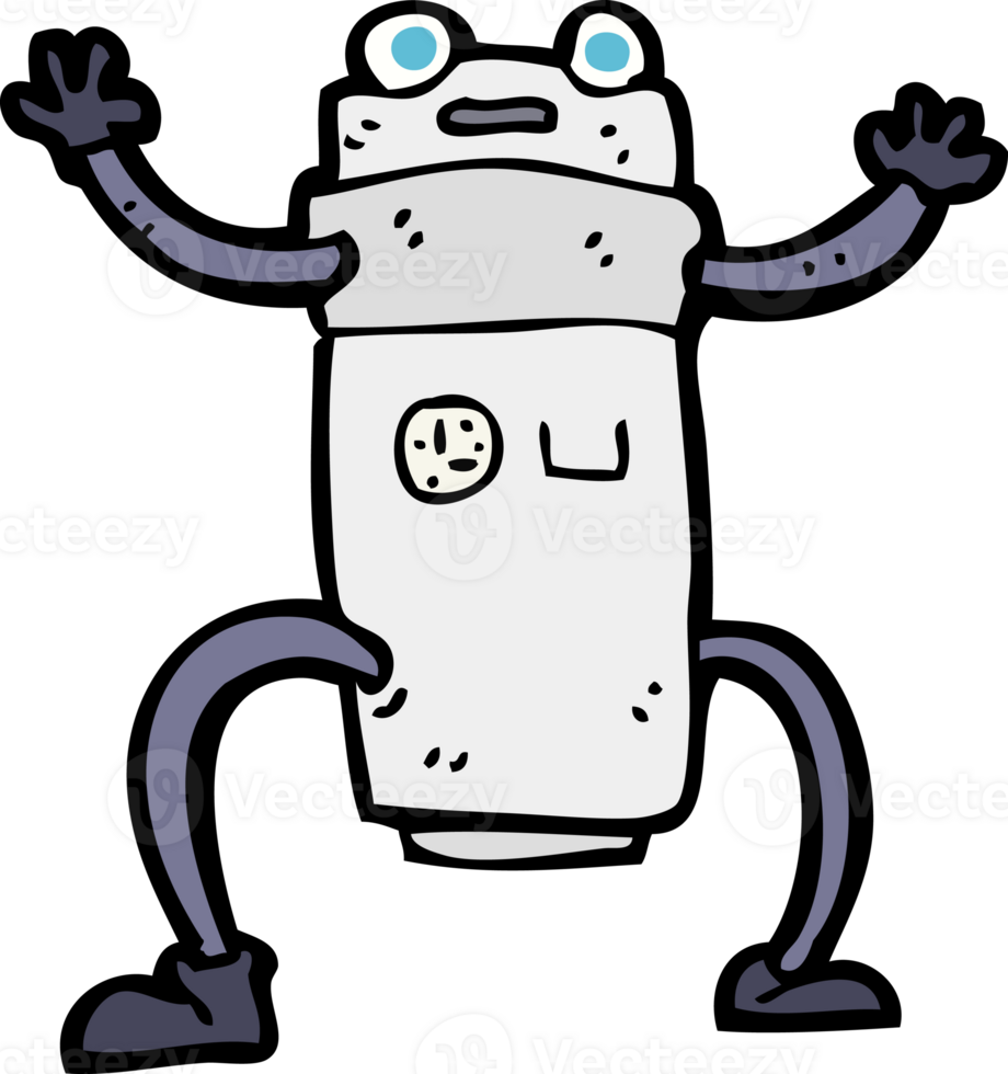 cartoon robot drawing png
