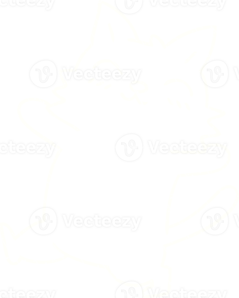 a cat drawing on a transparent background png