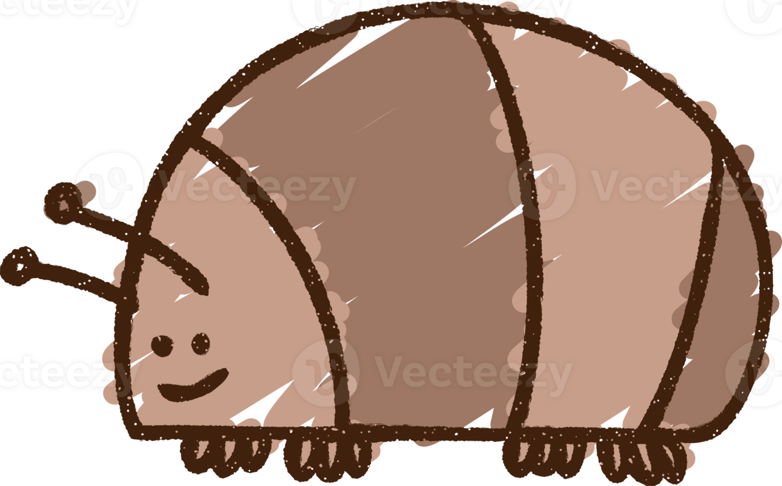 a cartoon snail with a brown shell png