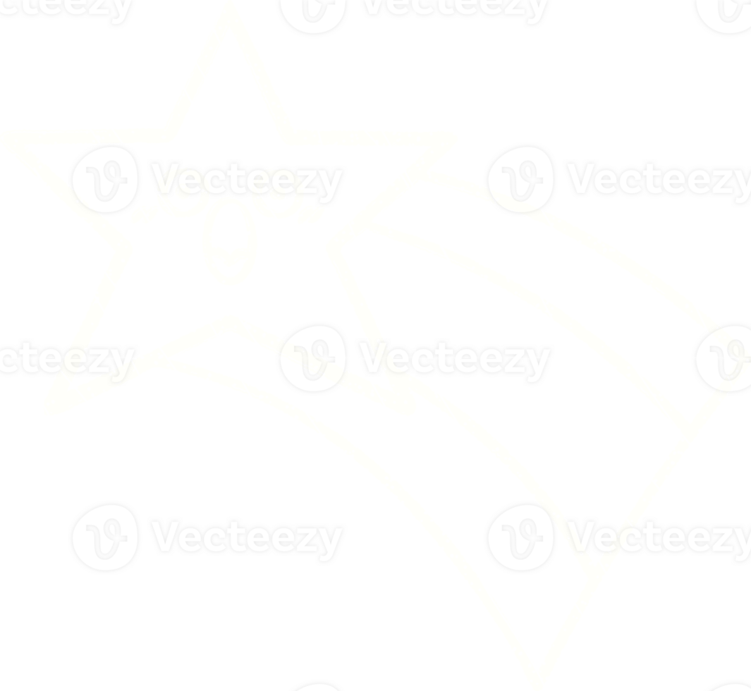 a drawing of a star with a white outline png