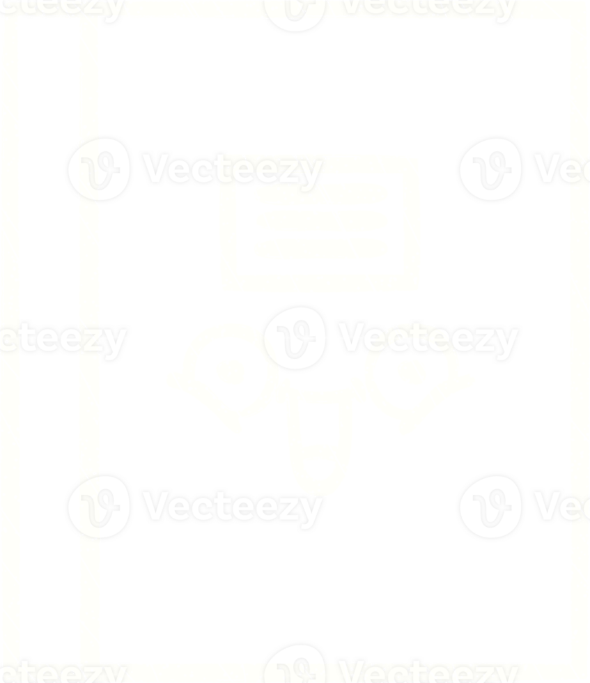 a white box with a white outline on it png