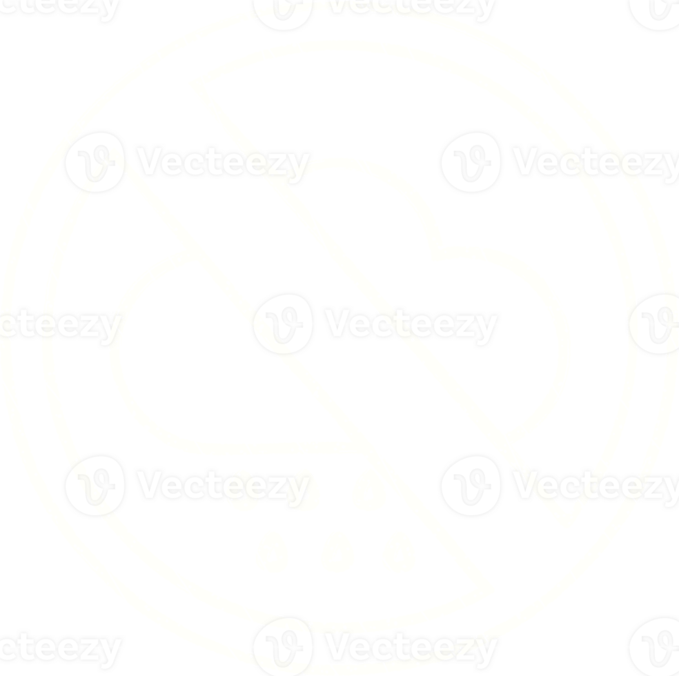 a drawing of a no rain sign with a white outline png