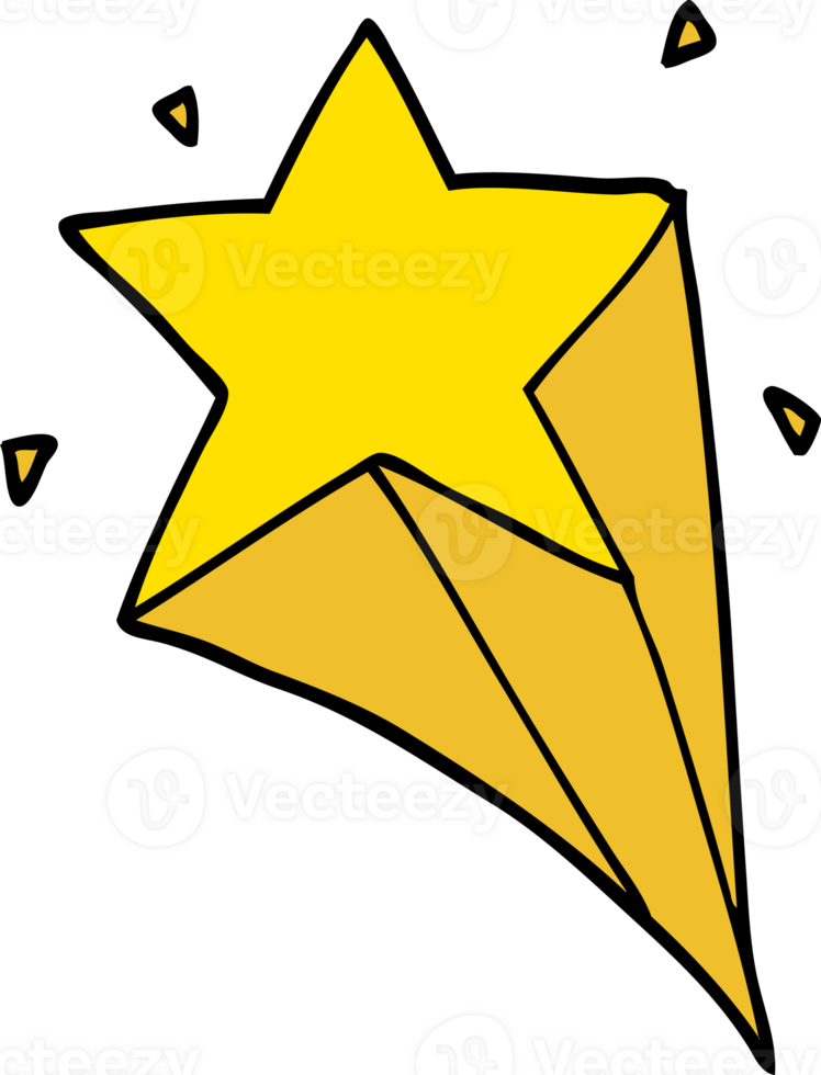 cartoon star drawing png