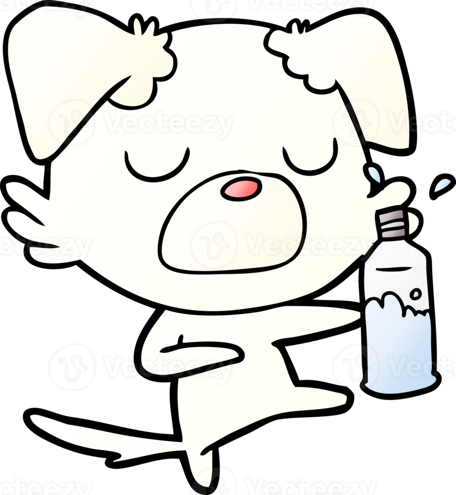 cartoon dog drawing png