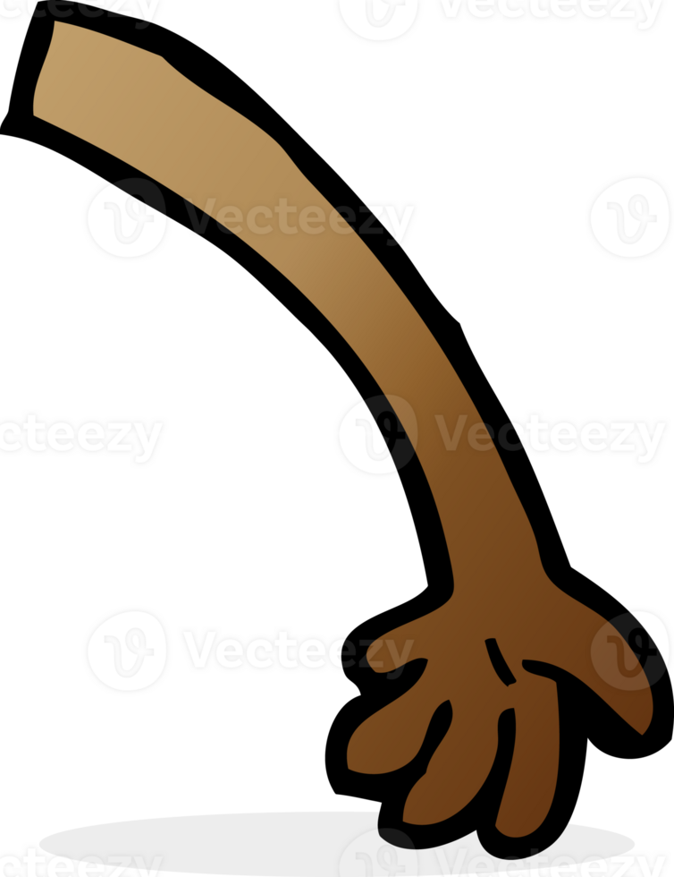 cartoon arm drawing png