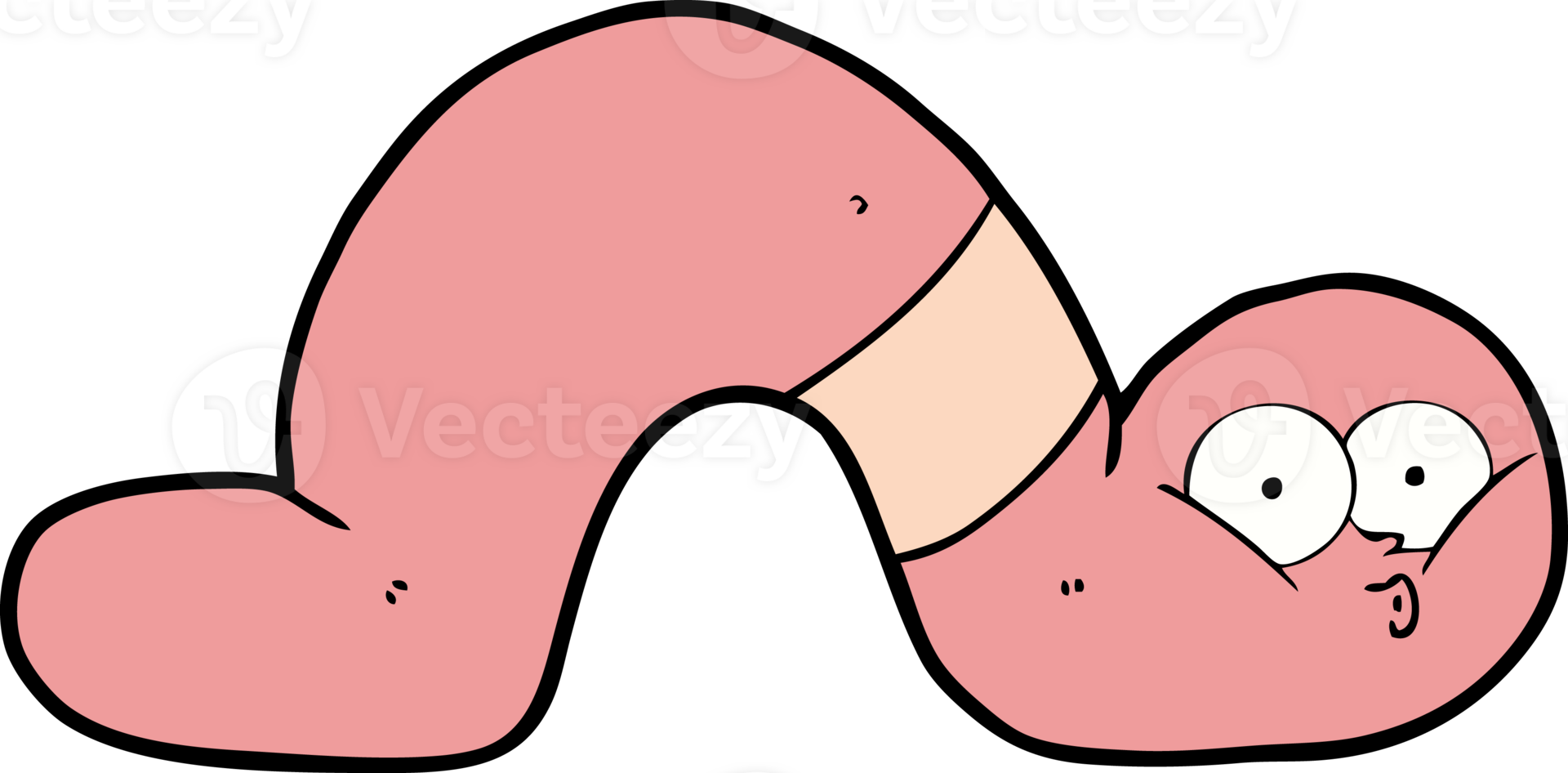 cartoon worm drawing png