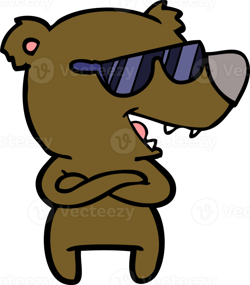 cartoon bear drawing png