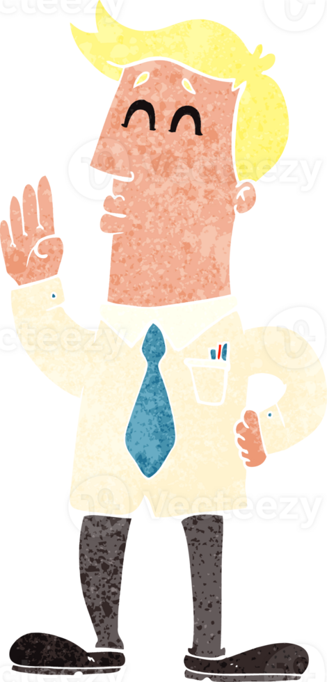 cartoon businessman drawing png