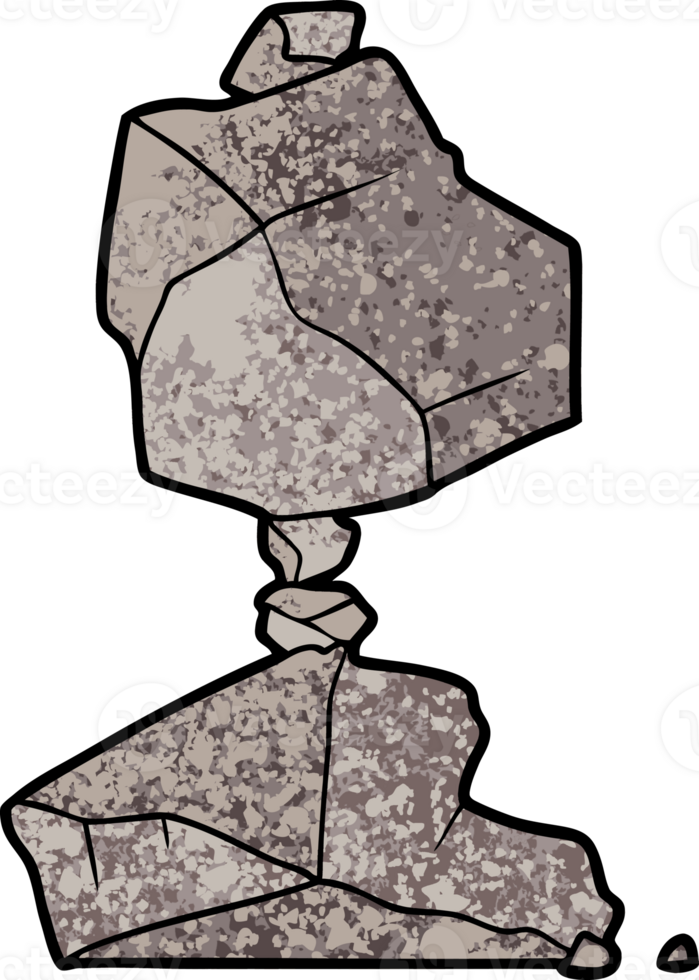 cartoon rocks drawing png