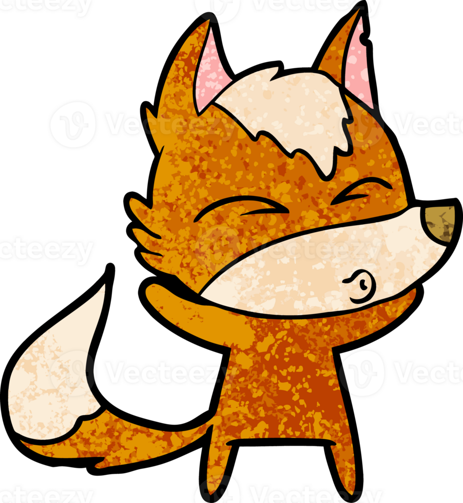 fox cartoon character drawing png
