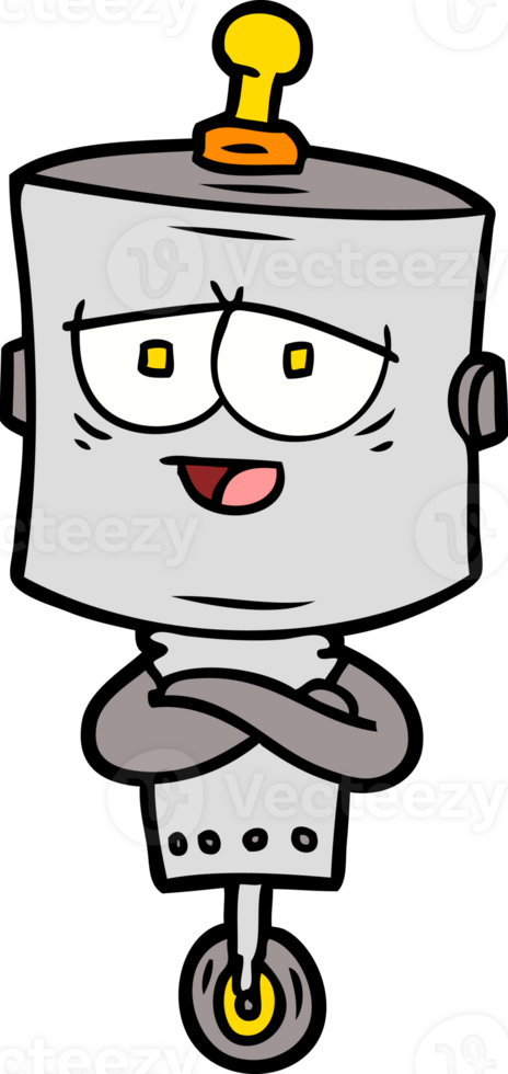 cartoon robot drawing png