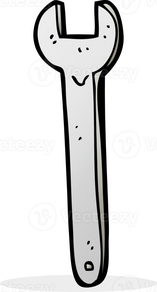 cartoon spanner drawing png