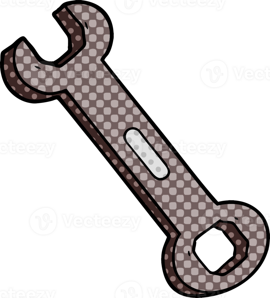cartoon spanner drawing png
