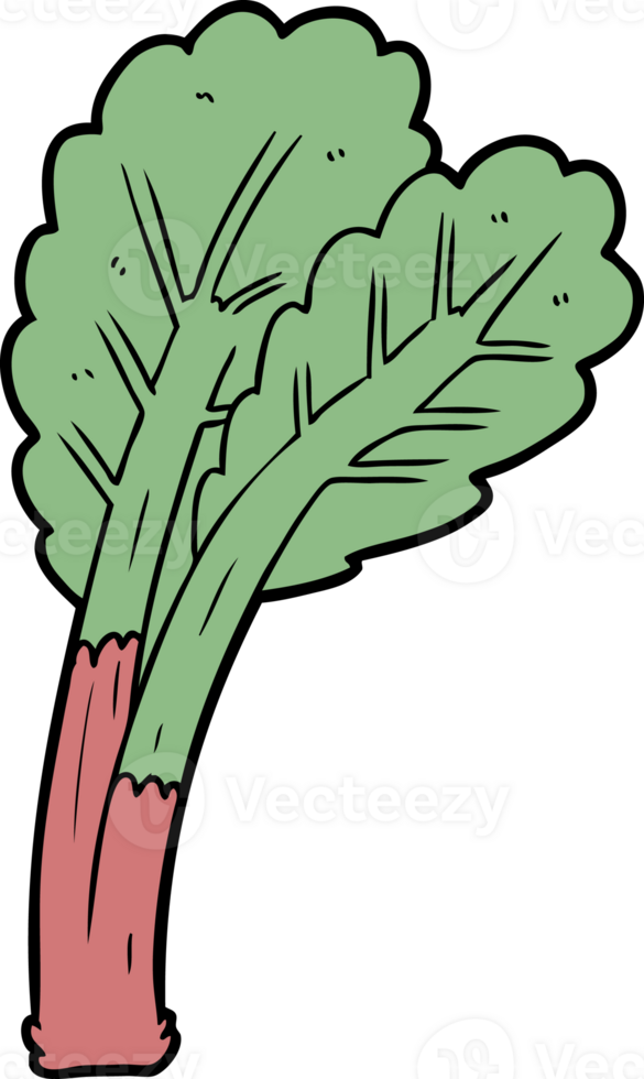 cartoon rhubarb drawing png