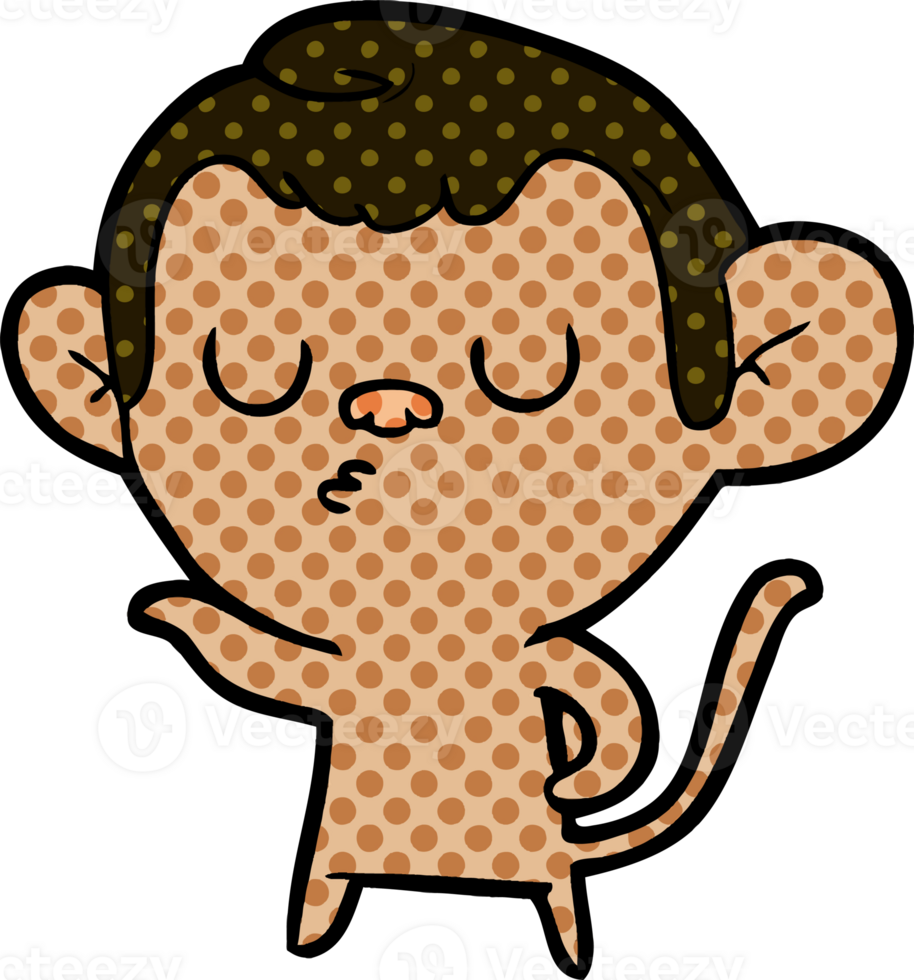cartoon monkey drawing png