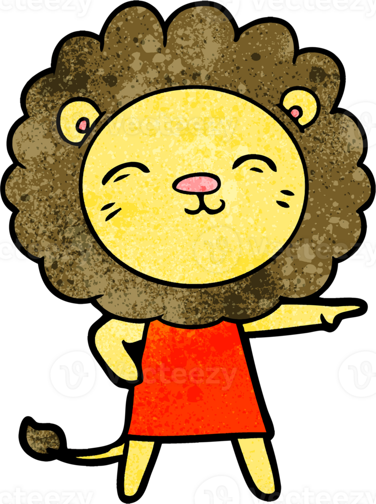 cartoon lion drawing png