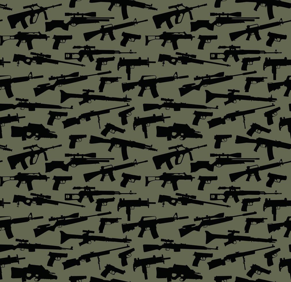 Weapon seamless background vector