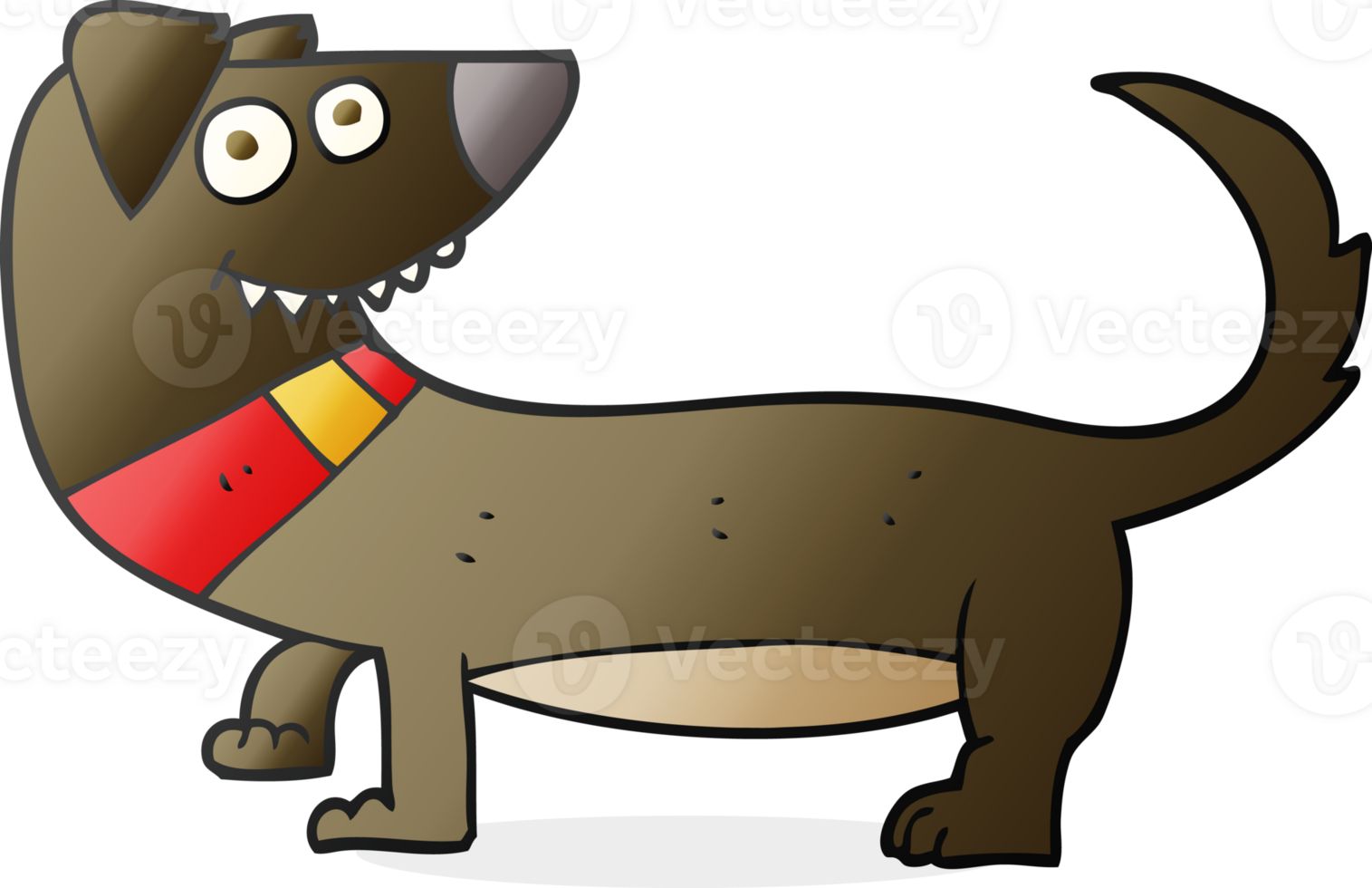 freehand drawn cartoon dog drawing png