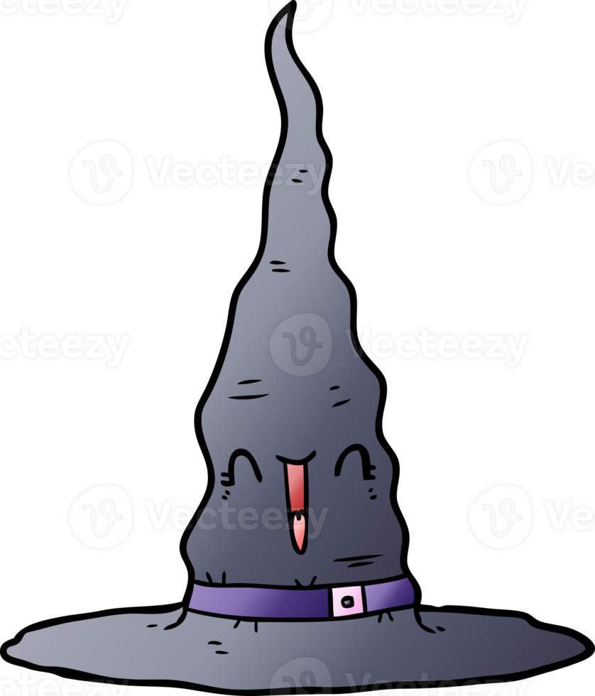 cartoon witchs hat drawing png