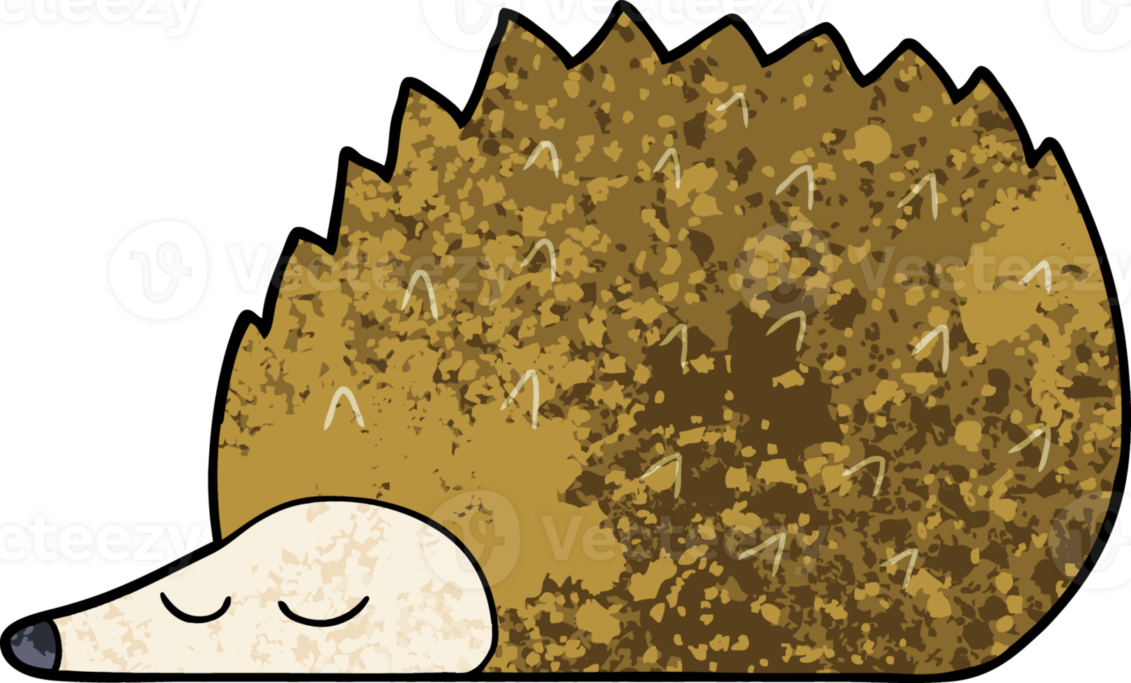 cartoon hedgehog drawing png