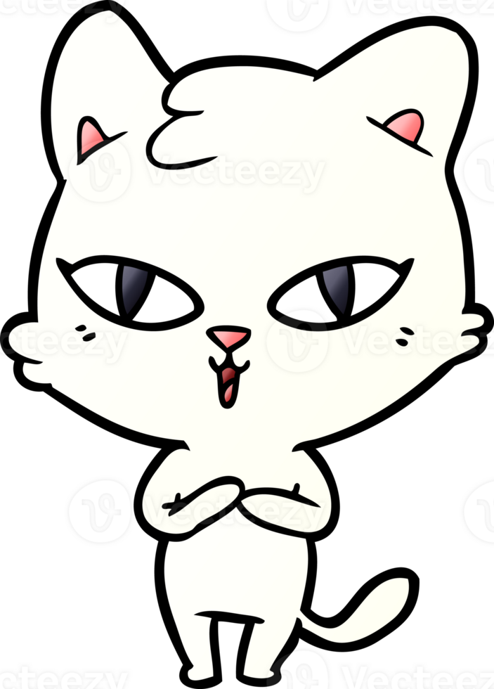 cartoon cat drawing png