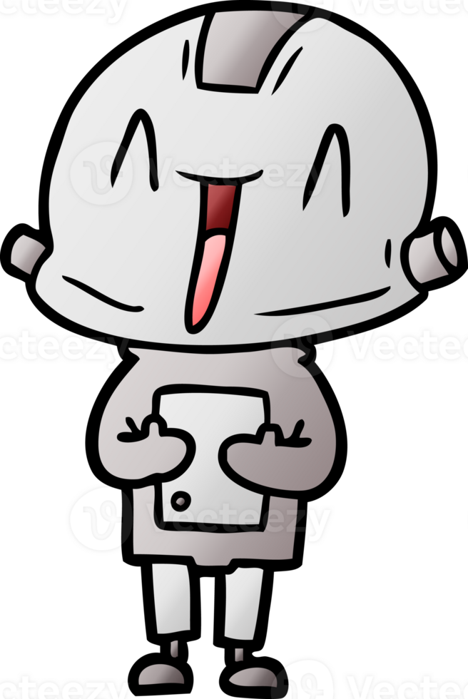 cartoon robot drawing png