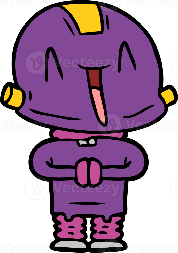 cartoon robot drawing png