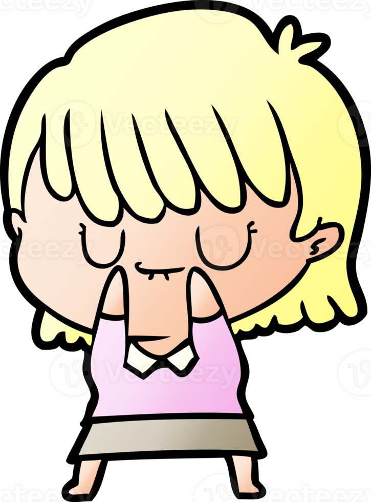 cartoon woman drawing png