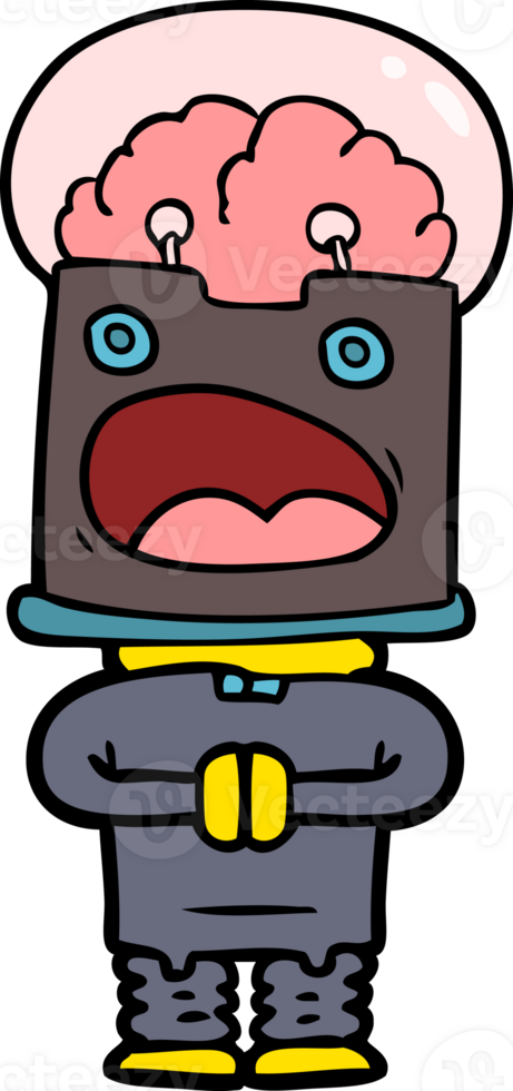 cartoon robot drawing png