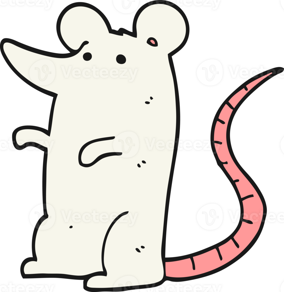 cartoon rat drawing png