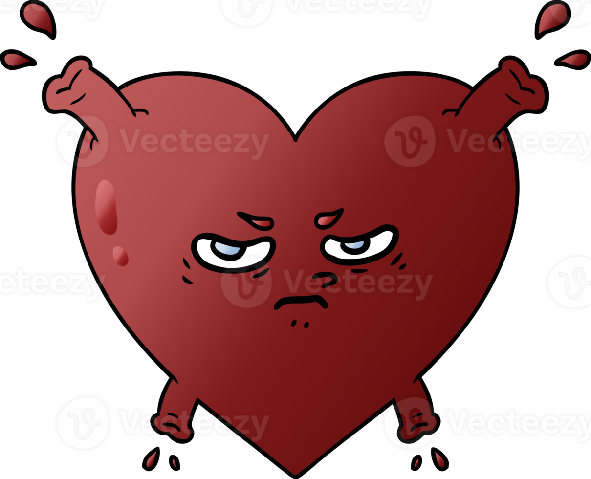 cartoon heart drawing png