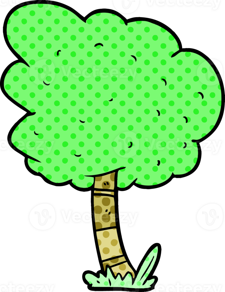 cartoon tree drawing png