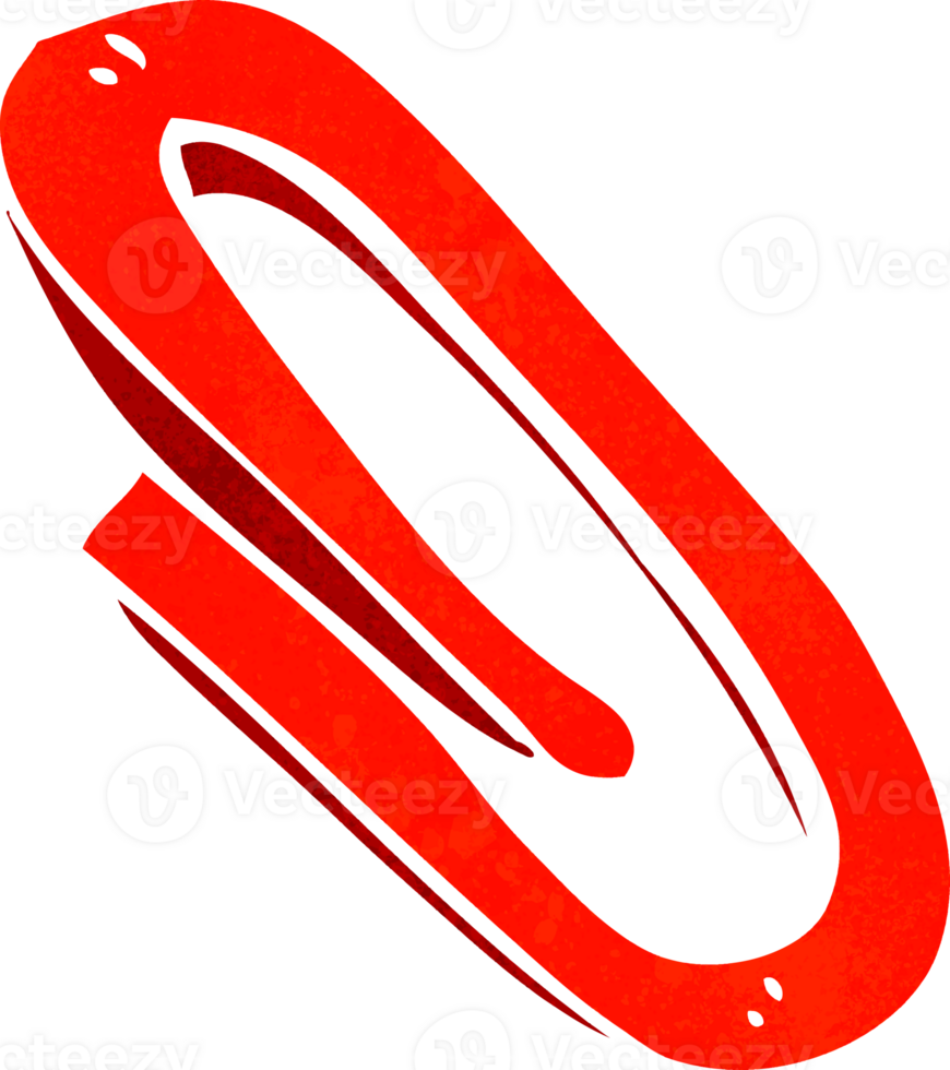 cartoon paperclip drawing png