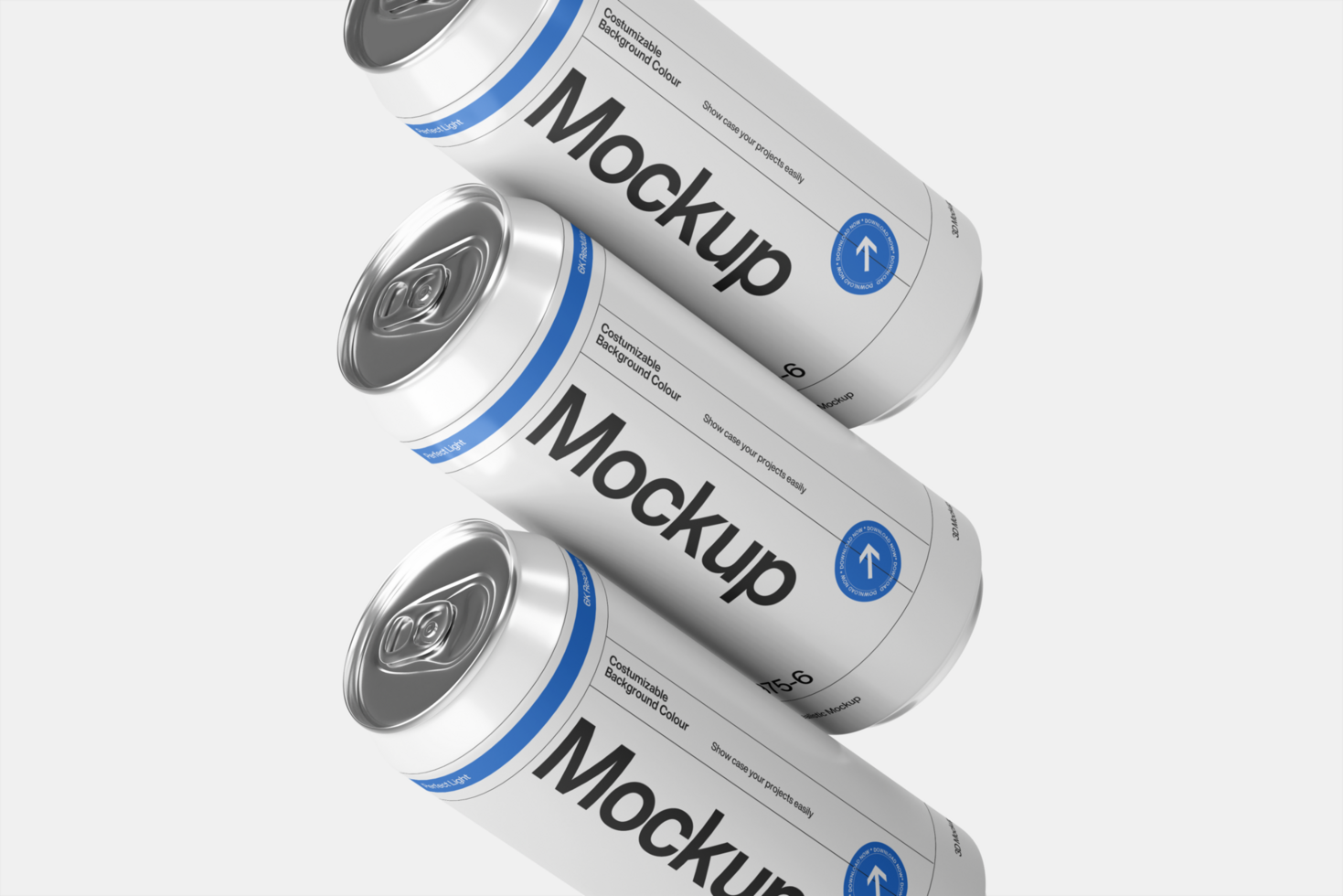 drink can metal mockup template for professional beverage branding psd