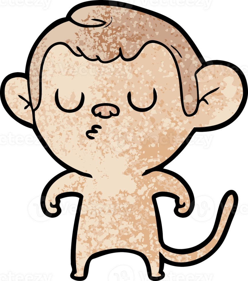 cartoon monkey drawing png