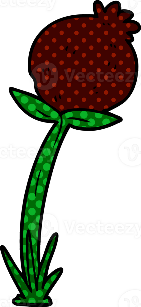 cartoon poppy drawing png