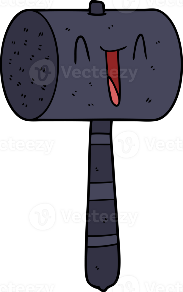cartoon hammer drawing png