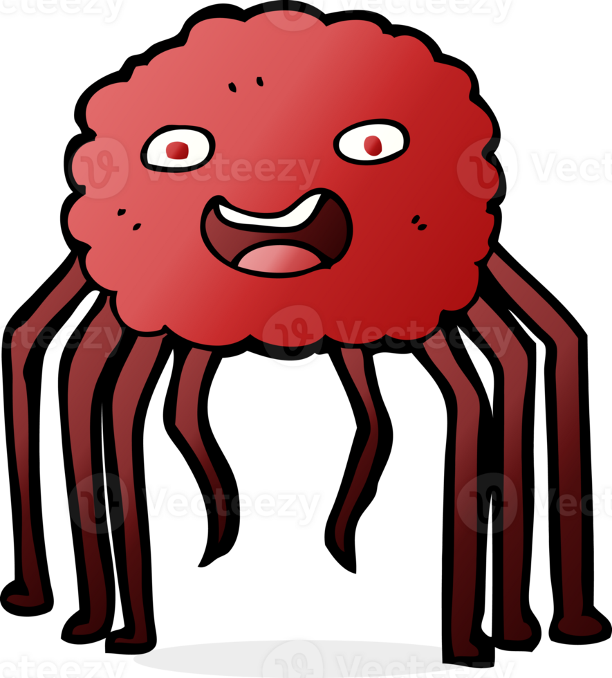 cartoon spider drawing png