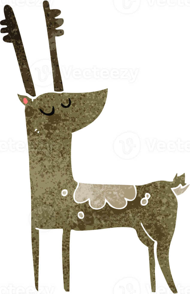cartoon deer drawing png