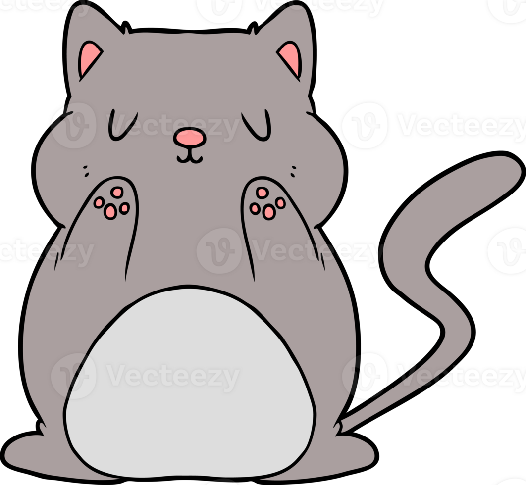 cartoon cat drawing png