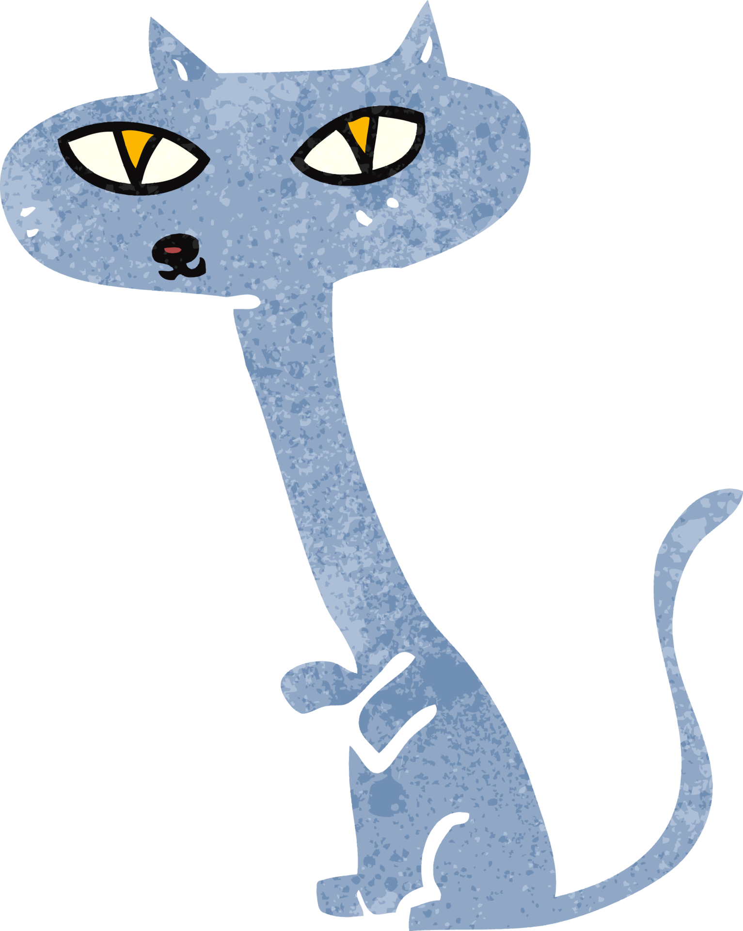cartoon cat drawing 46999485 PNG