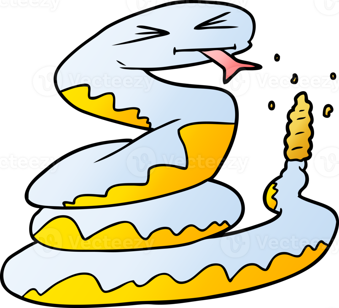 cartoon rattlesnake drawing png