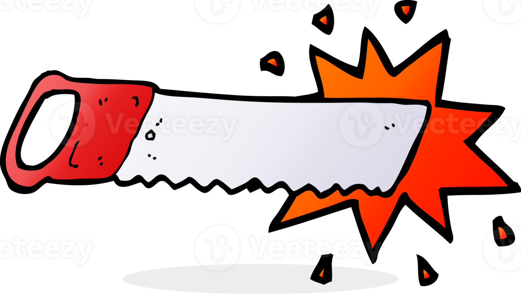 cartoon saw drawing png